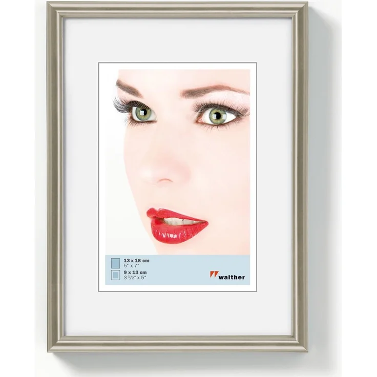 Walther Galeria Kunststoff-Rahmen 015X020 STAHL – Bild 1