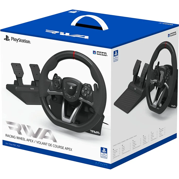 Hori Racing Wheel APEX Schwarz Lenkrad + Pedale (PC, PS4, PS5) – Bild 2