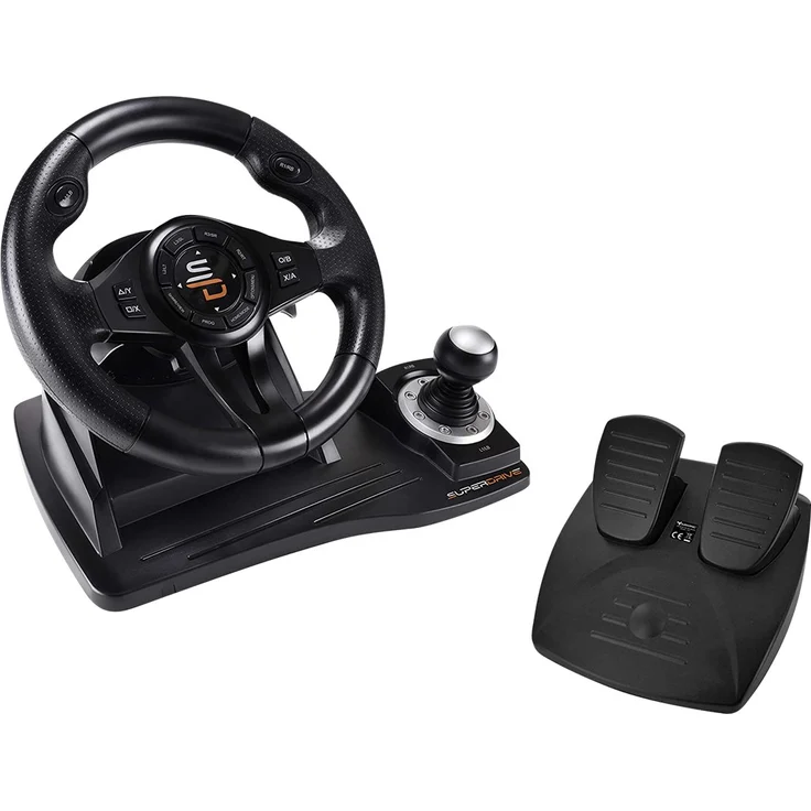 Superdrive - Rennlenkrad GS550 Racing Wheel mit Pedalen, Schalthebel und Vibration für (Xbox Serie X/S, PS4, Xbox One, PC)  – Bild 4