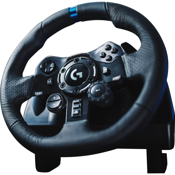 Logitech G923 TRUEFOR Gaming Rennlenkrad mit Pedalen, Kraftrückkopplung bis 1000 Hz (PS4/PS5) – Bild 13