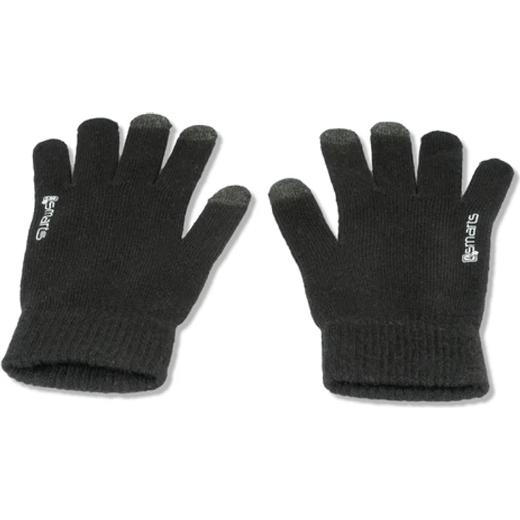 4smarts Handschuhe Touch Unisex Größe M/L sw – Bild 1