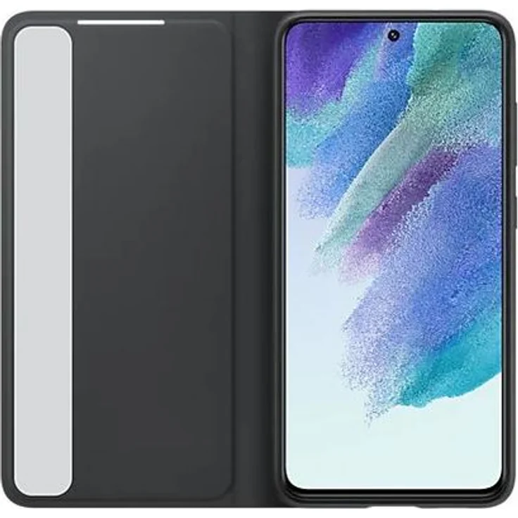 Samsung Clear View Cover Samsung Galaxy S21 FE black – Bild 3