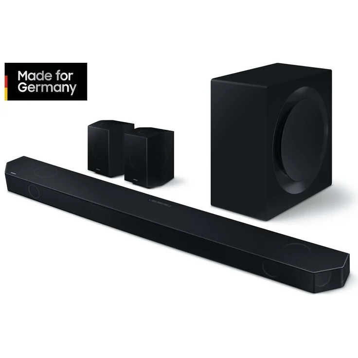 Samsung HW-Q995B 11.1.4 Soundbar mit Subwoofer und Surround Lautsprechern, 656 W, schwarz – Bild 2
