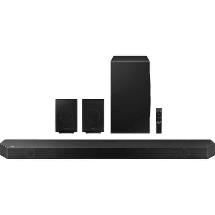 Samsung HW-Q995B 11.1.4 Soundbar mit Subwoofer und Surround Lautsprechern, 656 W, schwarz – Bild 8