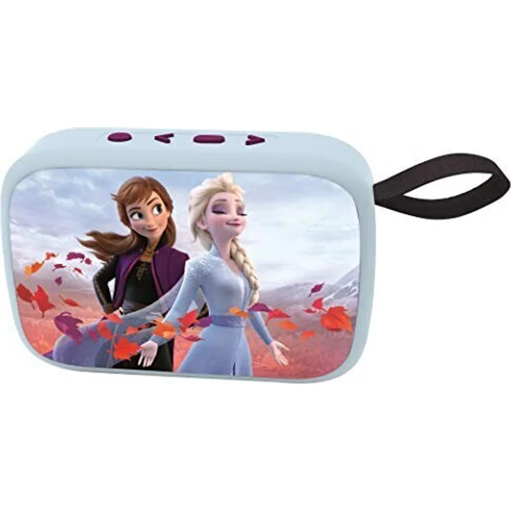 Lexibook BT018FZ Disney Die Eiskönigin Bluetooth-Lautsprecher, blau – Bild 1