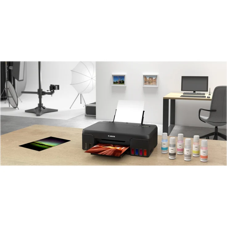 Canon PIXMA G550 MegaTank Tintenstrahldrucker (A4, Fotodrucker, USB, WLAN, Apple AirPrint, Mopria) – Bild 9