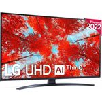 LG 43UQ91006LA 108 cm (43 Zoll) LED Smart TV (Ultra HD, HDR, Direct LED) HD-Triple-Tuner (Sat, Antenne, Kabel) Modelljahr 2022 Energieklasse G (EU-Modell)