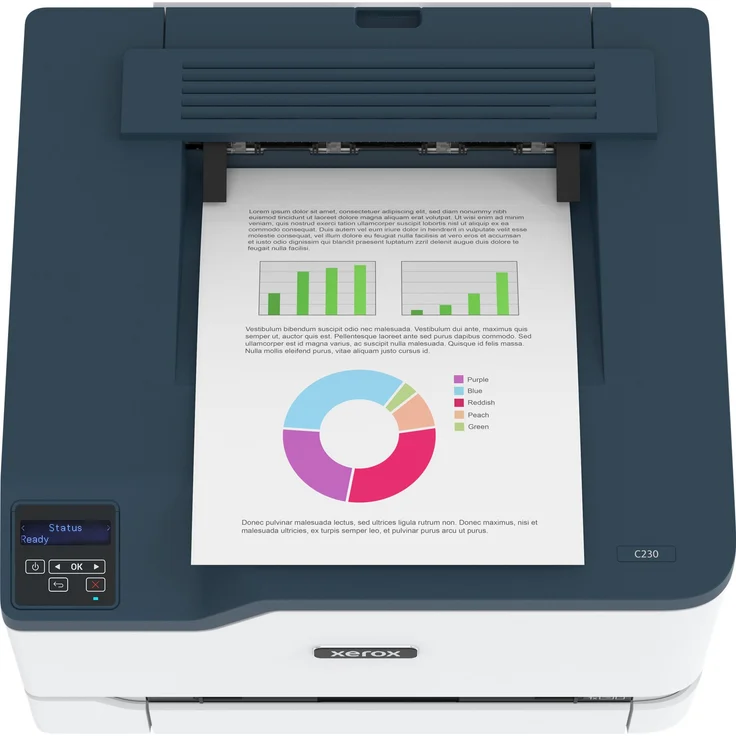 Xerox C230 Farblaserdrucker (A4, Drucker, Duplex, USB, LAN, WLAN) – Bild 4