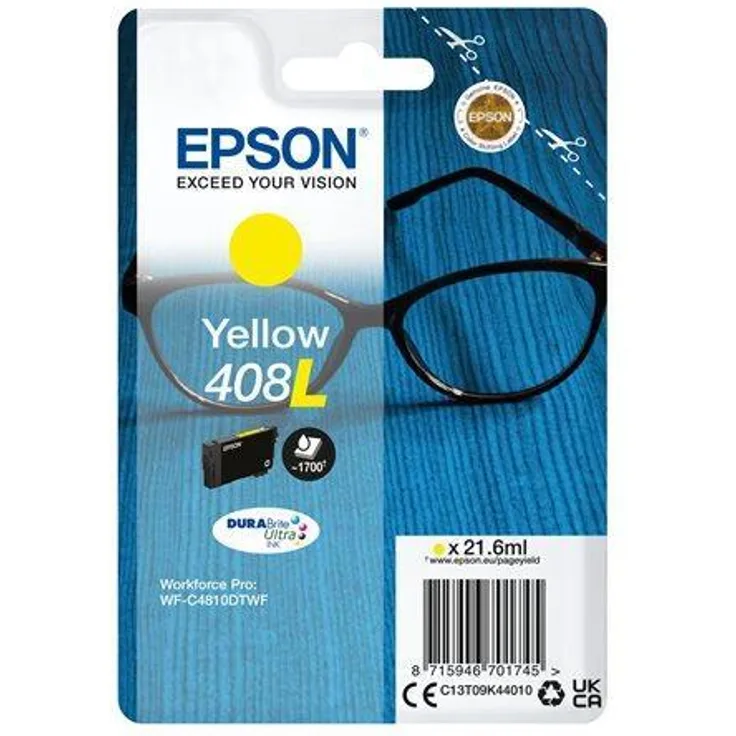 Epson Original 408L Druckerpatrone - gelb (C13T09K44010)