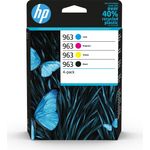 HP 963 - 4er-Pack - Schwarz, Gelb, Cyan, Magenta - original - Tintenpatrone - für Officejet Pro 9010, 9012, 9013, 9014, 9015, 9016, 9018, 9019, 9020, 9022, 9023, 9025, 9028