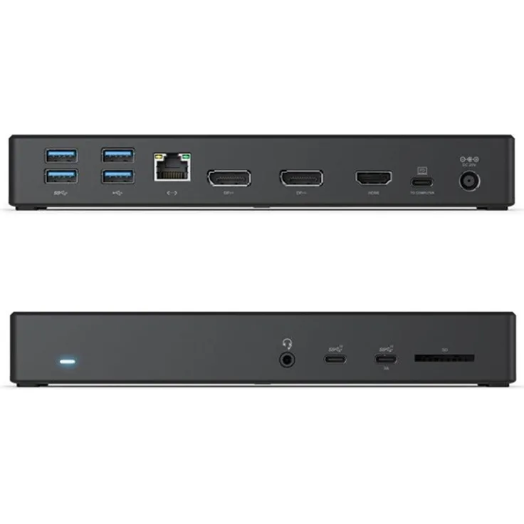 Alogic DockingStation USB-C Dreifachanzeige schwarz