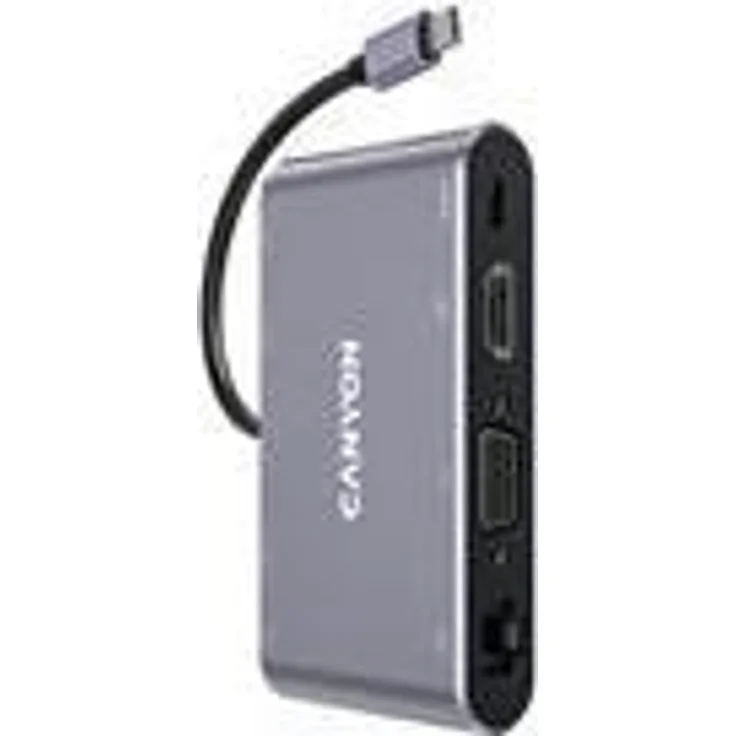 Canyon DS-14 - Dockingstation - USB-C - VGA, HDMI - GigE (CNS-TDS14)