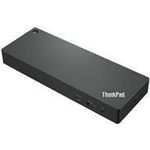 Lenovo ThinkPad Universal Thunderbolt 4 Dock - Dockingstation - Thunderbolt 4 - HDMI, 2 x DP - GigE - 135 Watt - Dänemark - für ThinkPad P15v Gen 3, T14s Gen 3, T15p Gen 3, X1 Carbon Gen 10, X1 Nano Gen 2, X13 Gen 3