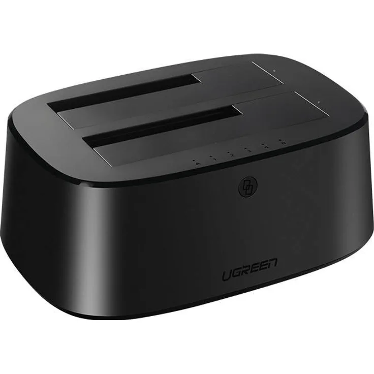 UGREEN CM198 Dockingstation für HDD-SSD, 2.5-3.5, USB 3.0 24TB Kapazität (schwarz)