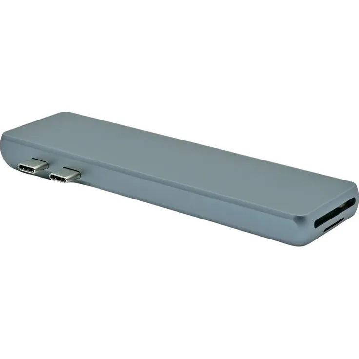 ProXtend USBC-MULTI8-001 Notebook-Dockingstation & Portreplikator USB 3.2 Gen 1 (3.1 Gen 1) Type-C Grau (USBC-MULTI8-001)