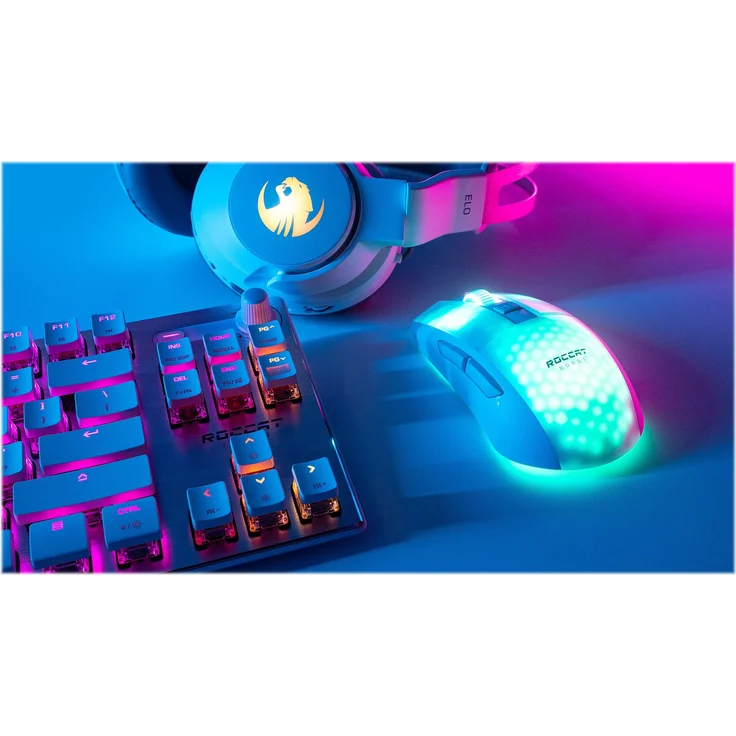 ROCCAT Gaming-Maus Burst Pro Air, Weiß (00214910) – Bild 5