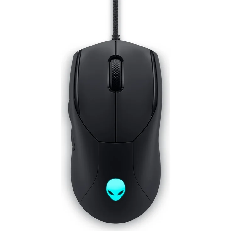 Alienware Wired Gaming Maus (optisch, 6 Tasten, kabelgebunden, USB, schwarz) (AW320M) – Bild 1