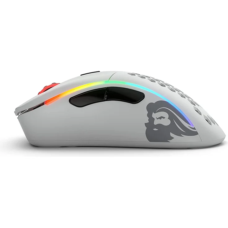 Glorious PC Gaming Race Model D- Wireless Gaming-Maus, Weiß Matt – Bild 4