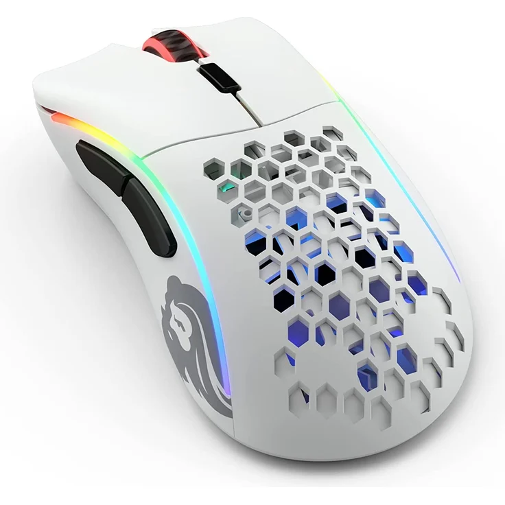 Glorious PC Gaming Race Model D- Wireless Gaming-Maus, Weiß Matt – Bild 2