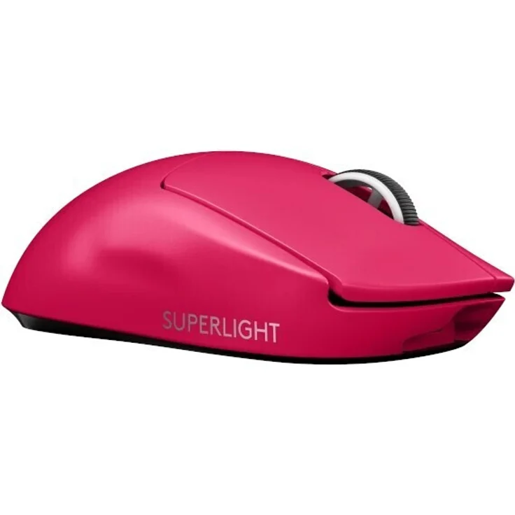 Logitech G PRO X SUPERLIGHT - Gaming - Maus - Für Rechtshänder - optisch - 5 Tasten - kabellos - LIGHTSPEED - Logitech LIGHTSPEED-Receiver - Magenta (910-005957) – Bild 3