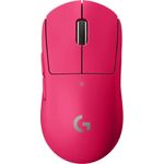 Logitech G PRO X SUPERLIGHT - Gaming - Maus - Für Rechtshänder - optisch - 5 Tasten - kabellos - LIGHTSPEED - Logitech LIGHTSPEED-Receiver - Magenta (910-005957)