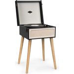 Auna Sarah Ann Manueller Plattenspieler, Riemenantrieb, schwarz/weiß - Preisvergleich