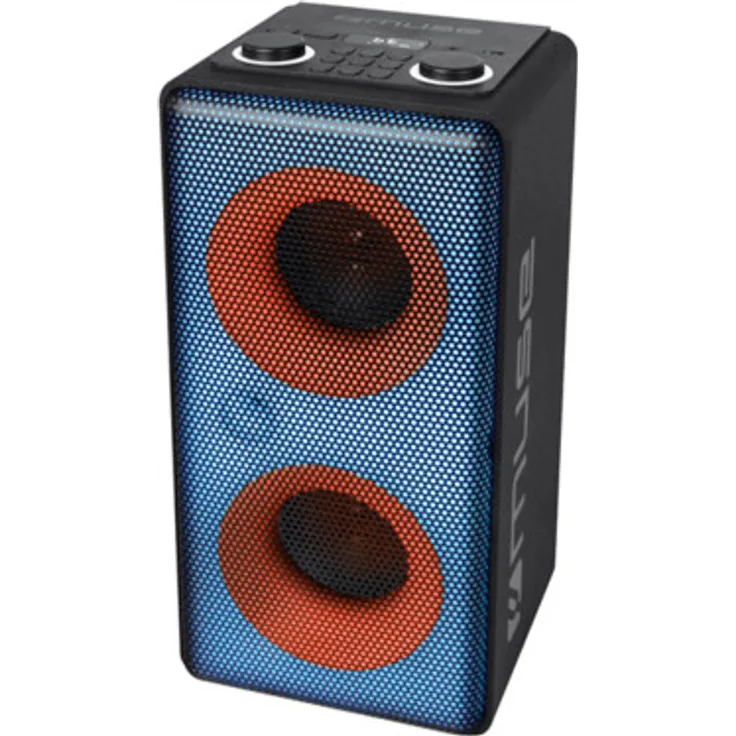 NEW-ONE Muse M-1808 DJ Bluetooth Lautsprecher, schwarz (2021)