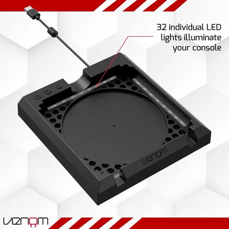 Venom Mehrfarbiger Konsolenständer mit LED-Licht (Xbox Series X) – Bild 3