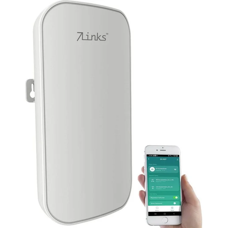 7links WLR-1230 WLAN-Repeater Outdoor Garten Empfang Verstärker Smart-Life-System ELESION – Bild 4