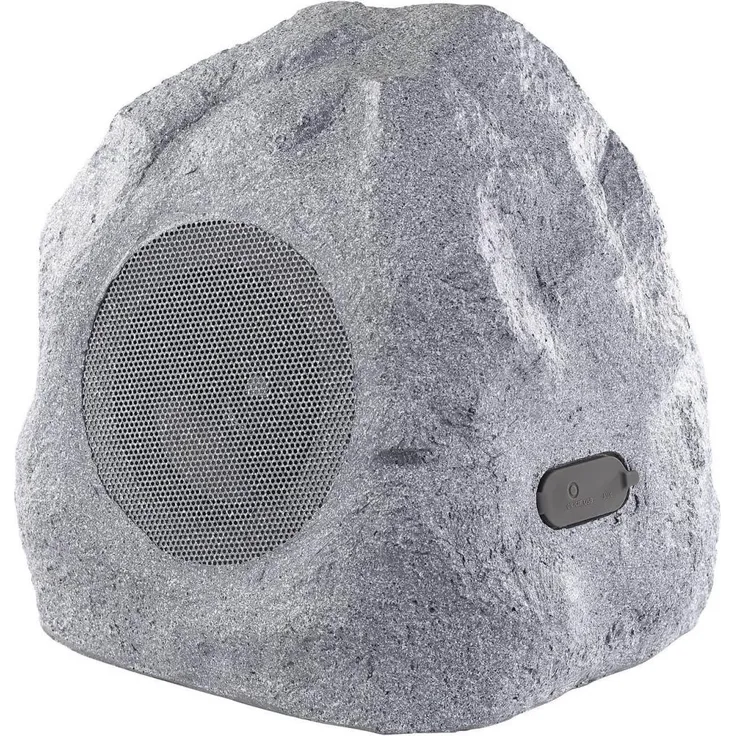 auvisio Gartenlautsprecher MSS-430.rock Garten- und Outdoor-Lautsprecher Stein-Design Bluetooth IPX4