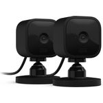 Blink Mini 2 Kameras - 1080p-HD-Video, Nachtsicht, Alexa, schwarz B09N6RJVZD