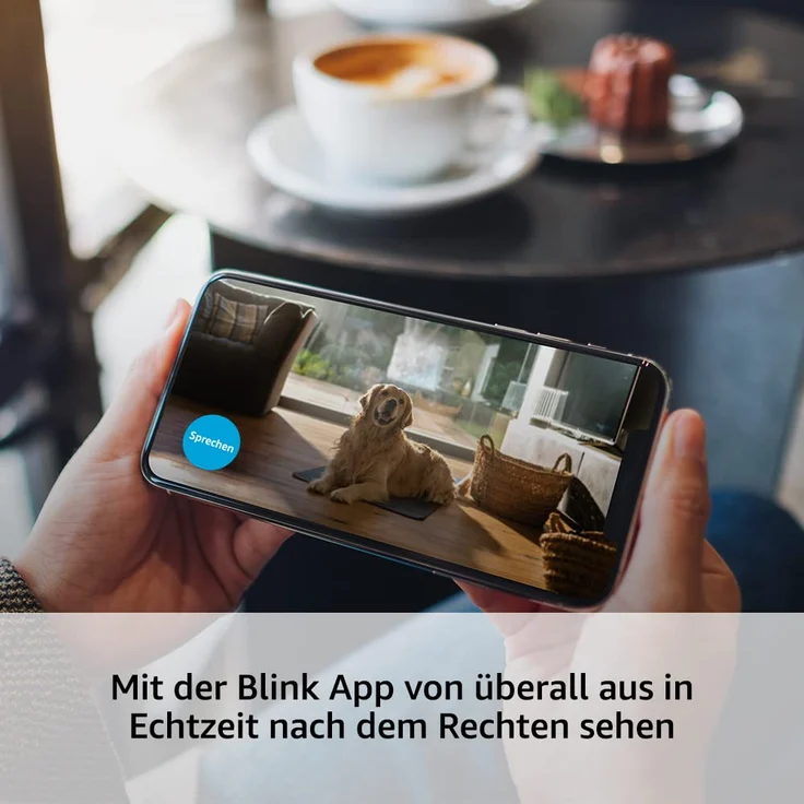 Blink Mini – Kompakte, smarte Plug-in-Sicherheitskamera für innen, 1080p-HD-Video, Nachtsicht, Zwei-Wege-Audio, Bewegungserfassung, einfache Einrichtung, funktioniert mit Amazon Alexa – 1 Kamera, schwarz – Bild 4