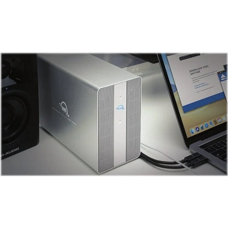 OWC Mercury Elite Pro Dual HDD - SSD-Gehäuse Silber 2.5-3.5-'-' (OWCMEDCH7T00) – Bild 2