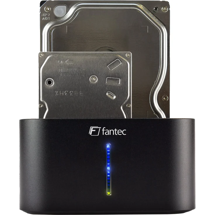FANTEC DS-X2U3-Alu - Bis zu 2x 6,35cm 2,5Zoll und-oder Bis zu 8,89cm 2x 3,5Zoll SATA HDD Klon & Dockingstation – Bild 5