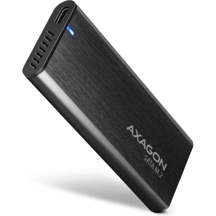 AXAGON EEM2-SBC externes Gehäuse für M.2 SSDs, USB-C 3.2 Gen 2, Schwarz