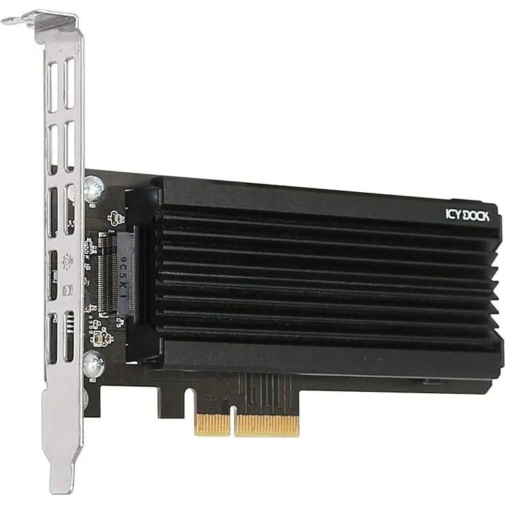 Adapter IcyDock M.2 NVMe SSD to PCIe Adapter Card with heats (MB987M2P-1B)