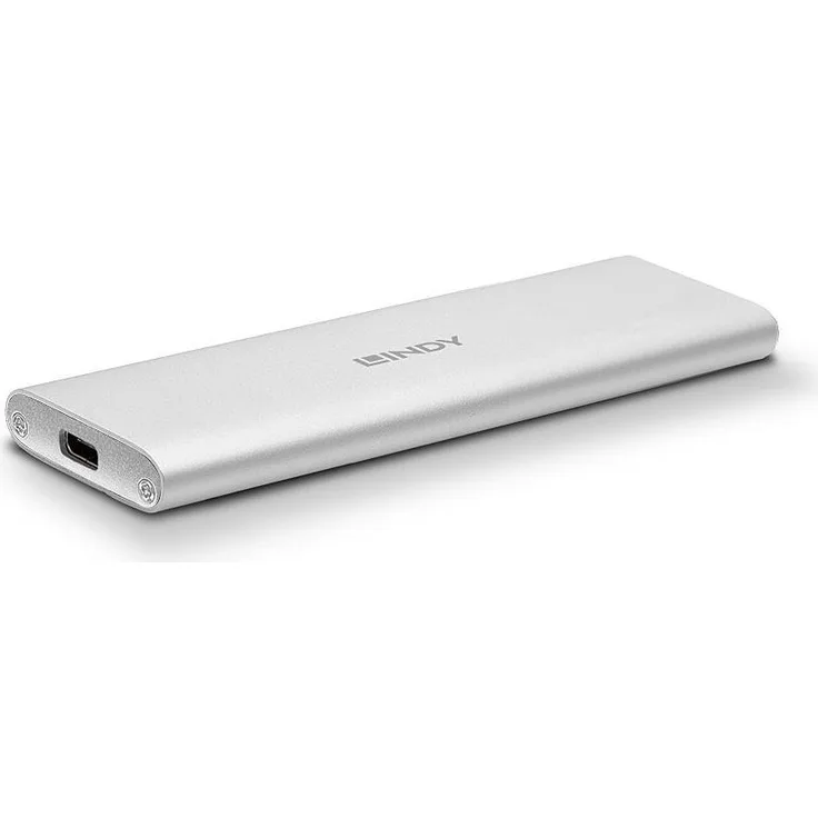 Lindy USB 3.2 Gen 2 M.2 SSD Gehäuse Macht aus einer M.2-SSD ein mobiles USB 3.2 Laufwerk (43332)