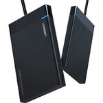Ugreen Schacht für HDD SSD Festplattengehäuse SATA 2.5'' USB 3.0 Externes Gehäuse schwarz (30847)