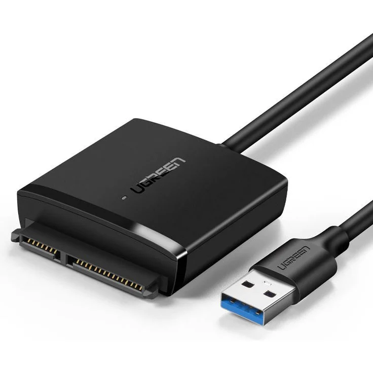 Ugreen SATA auf USB 3.0 Adapterkabel mit UASP SATA III auf USB Konverter für 6,3 cm 8,9 cm Festplatten Festplatten HDD und Solid State Drives SSD (60561)