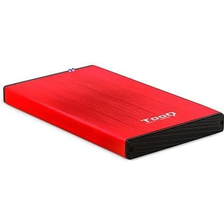 TooQ TQE-2527R Speicherlaufwerksgehäuse HDD-Gehäuse Schwarz - Rot 2.5-'-' (TQE-2527R)