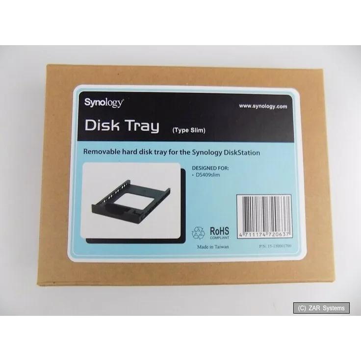 Synology 15-130001700 Tray Festplatte Einbaurahmen SLIM DS409 DS411 DS414 DS416