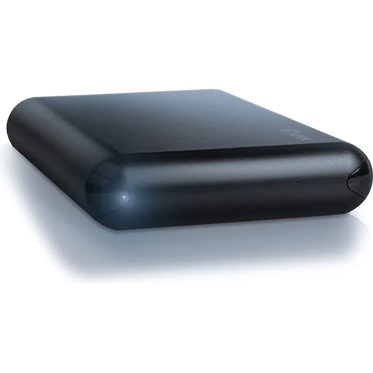 FANTEC DB-F35U3 Externes Festplattengehäuse aus schwarzem Aluminium. Geeignet für 8,89cm 3,5Zoll