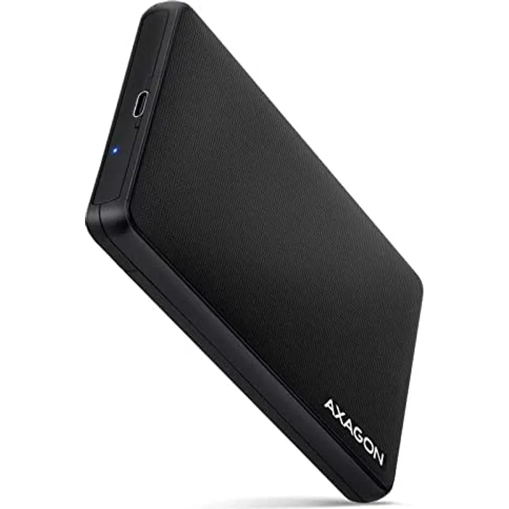 AXAGON EE25-SLC Externes 2,5-Zoll-Gehäuse, USB 3.0-SATA III - USB-C, schwarz