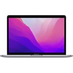 Apple MacBook Pro 13 (2022) - 13,3 Zoll (2560 x 1600) Retina, Apple M2 (8-Core CPU) 8GB RAM, 256GB SSD (Apple 10-Core GPU) macOS, Space Grau (MNEH3D/A)