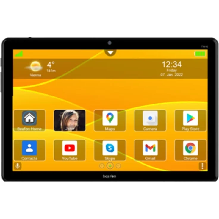 Beafon TAB-Lite TW10 HD-Tablet 10,1 Zoll, WLAN-Tablet, Quad-Core, 2 GB RAM, 32 GB Speicher, Schwarz – Bild 2