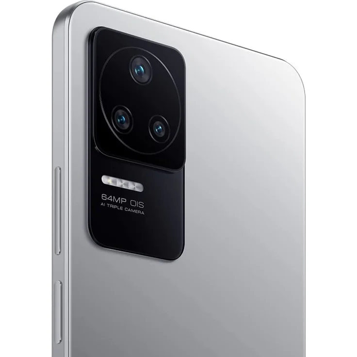 Xiaomi Poco F4 5G Smartphone 16,94cm (6,67 Zoll) AMOLED-Display, 128GB interner Speicher, 6GB RAM, Dual-SIM, Android 12, Moonlight Silver – Bild 2