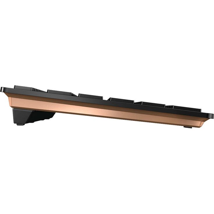 CHERRY DW 9100 SLIM - Tastatur-und-Maus-Set - kabellos - 2,4 GHz, Bluetooth 4,2 - Französisch AZERTY - schwarz-bronze (JD-9100FR-2) – Bild 3