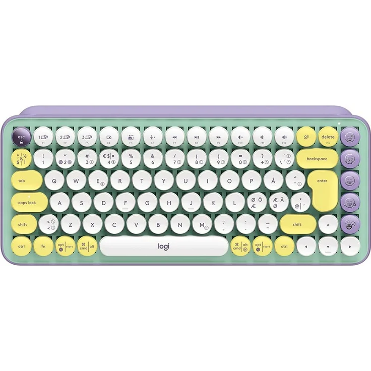 Logitech POP Keys WRLS Mech.Keyb. Emoji - Nordisch QWERTY – Bild 1