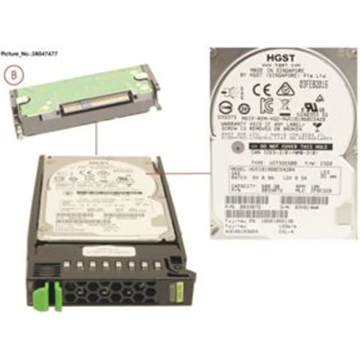 CoreParts 600GB 2.5'' SATA 10K U-min (AHDD088)
