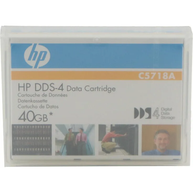 HP DDS-4 Datenkassette C5718A, Data Cartridge, Speichermedium, 40 GB, 150 Meter